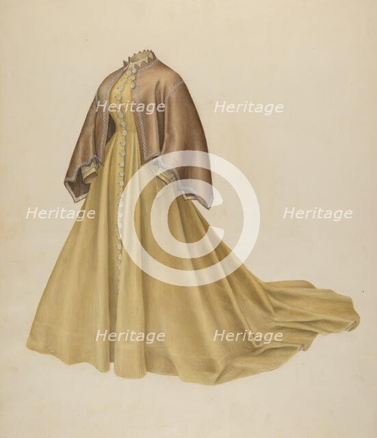 Dress, c. 1940. Creator: Henry De Wolfe.