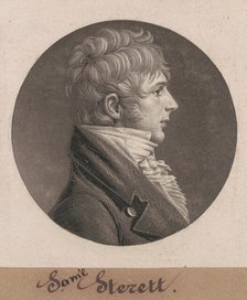 S. Sterett, 1804. Creator: Charles Balthazar Julien Févret de Saint-Mémin.