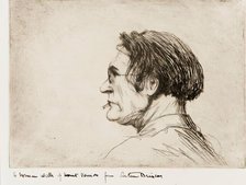 Portrait of James McBey. Creator: Arthur Briscoe.