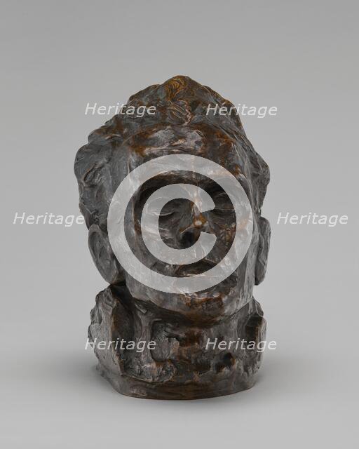 Self-Portrait, c. 1917, cast c. 1925-1928. Creator: Egon Schiele.