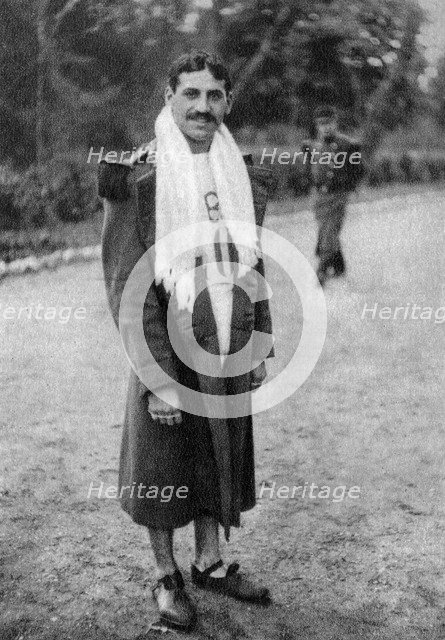 Jean Bouin, French soldier and athlete, 1912. Artist: Unknown