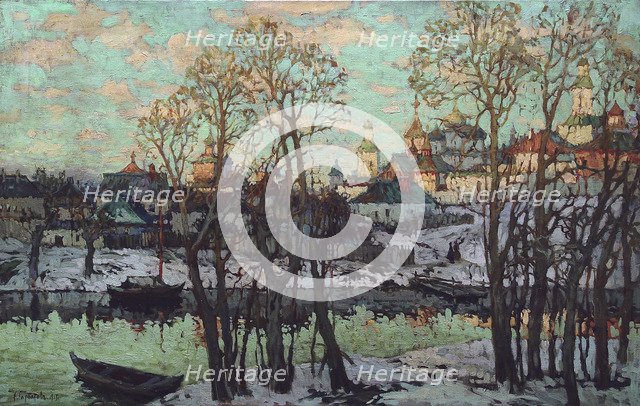 Cityscape', 1915. Creator: Gorbatov, Konstantin Ivanovich (1876-1945).