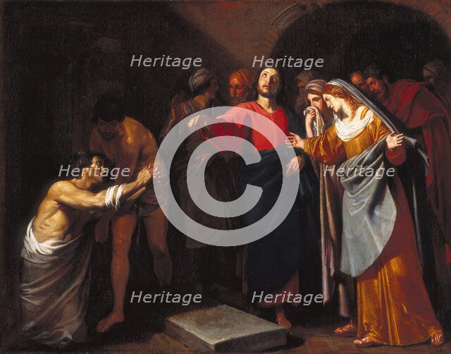 The Raising of Lazarus, about 1640. Creator: Andrea Vaccaro.