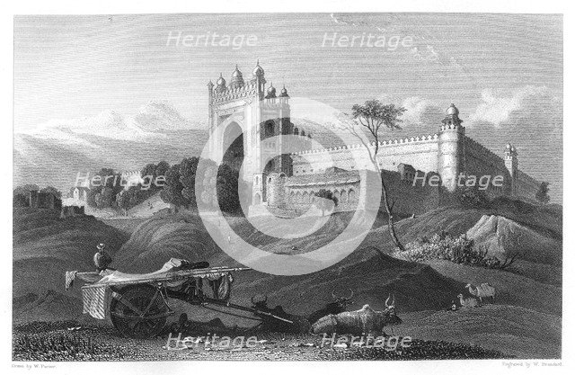 Futtypore Sicri, India, c1860.Artist: W Brandard