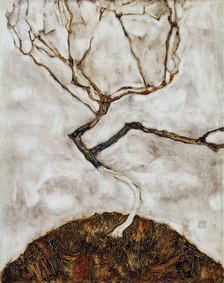Small Tree in Late Autumn, 1911. Artist: Schiele, Egon (1890–1918)