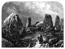 Group of stones at Kermario, 1871. Creator: Unknown.