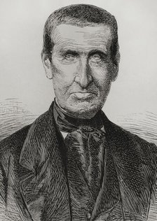 Miguel Hilarión Eslava y Elizondo (1807-1878), Spanish musician, composer and priest, 1878. Creators: Unknown, Miguel Hilarión Eslava y Elizondo.