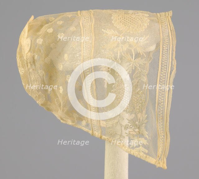 Bonnet, Irish, ca. 1840. Creator: Unknown.