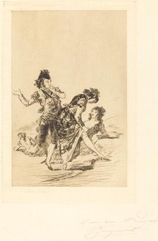 Spanish Scene (Scène espagnole), 1863. Creator: Jules-Ferdinand Jacquemart.