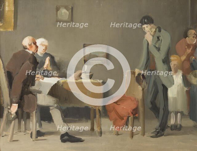 The Prodigal Son. Sketch, 1881. Creator: Axel Henrik Kulle.