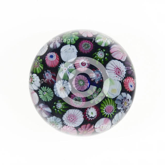 Paperweight, France, c. 1845/60. Creator: Clichy Glassworks.