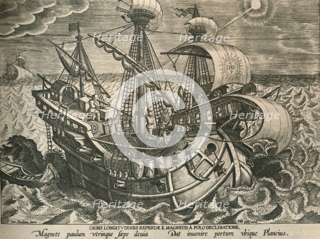 'Plancius Taking A Sight', 1592.  Artist: Theodoor Galle.