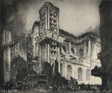 'Church of St Nicholas-du-Chardonnet', 1915. Artist: Frank Brangwyn.