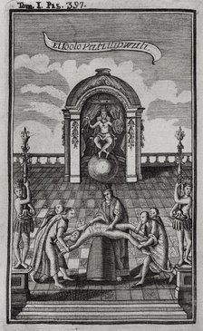 Idol Vitzliputzli (Huitzilopochtli), Mexican idol. 1771. Creator: Unknown.