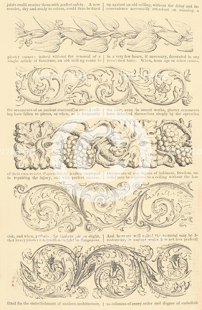 Illustrated Tariff of the Improved Papier-Mâché Picture Frames, also, Enriched Mou..., [about 1847]. Creator: Unknown.