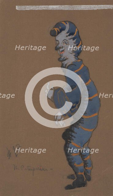 Caterpillar (costume design for Alice-in-Wonderland, 1915). Creator: William Penhallow Henderson.