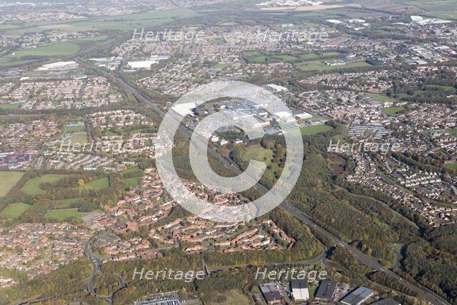 The town centre, shopping centre and New Town, Washington, Tyne and Wear, 2018. Creator: Emma Trevarthen.