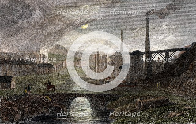 Nant-y-Glow Iron Works, Monmouthshire, Wales, c1780, (c1830). Artist: Unknown
