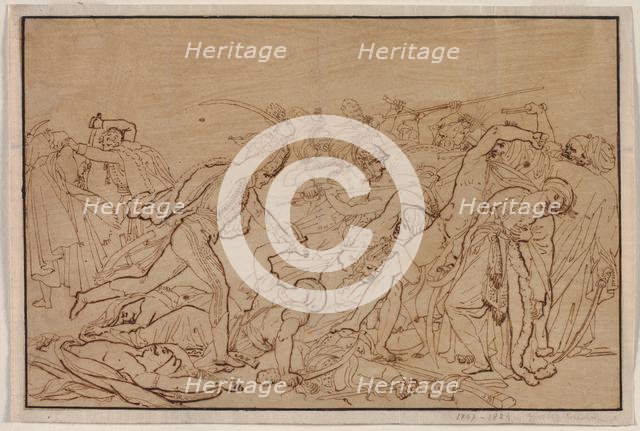 Study for The Revolt of Cairo, 1810. Creator: Anne-Louis Girodet de Roucy-Trioson (French, 1767-1824).