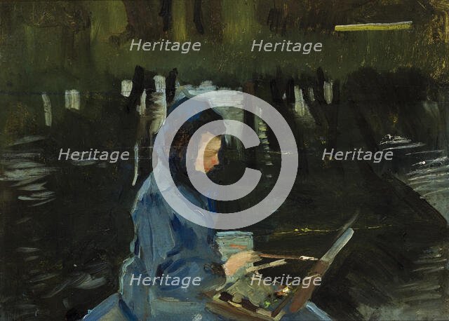 Painter on Water, 1906. Creator: Konrad Krzyzanowski.