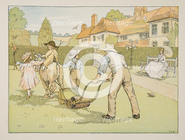 The Gardener,  from Four and Twenty Toilers, pub. 1900 (colour lithograph)