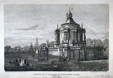 Temple of Concord, Green Park, Westminster, London, 1814. Artist: Robert Sands