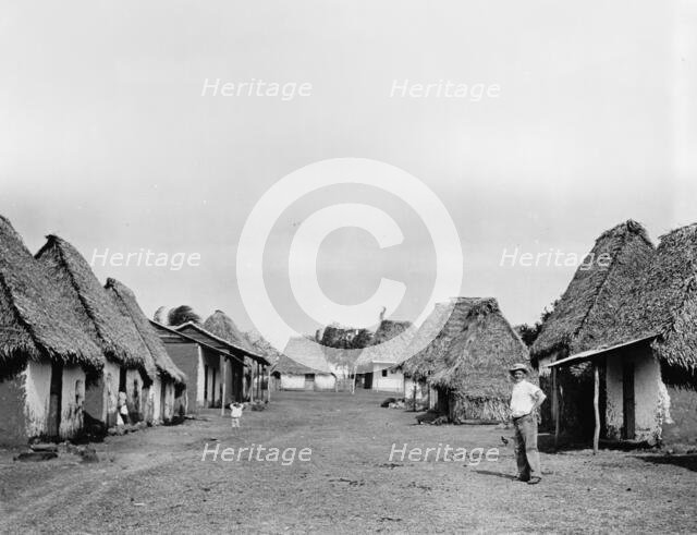 Chorrera, Panama, street scene, c.between 1910 and 1920. Creator: Unknown.