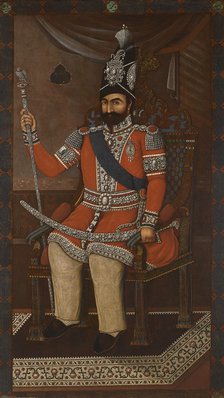 Portrait of Mohammad Shah Qajar (1810-1848). Artist: Iranian master  