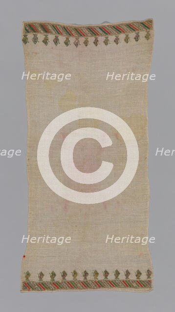 Towel or Napkin, Turkey, 19th century. Creator: Unknown.