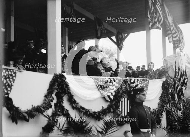 John Paul Jones - Dedication of Monument, 4/17/12, Dewey; Taft; Stimson; Gen. Porter, 1912 April 17 Creator: Harris & Ewing.