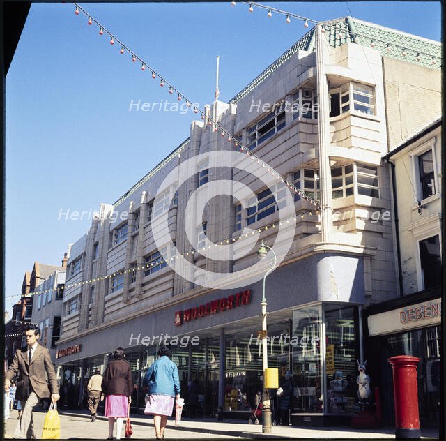 FW Woolworth and Company Limited, 10-14 St Mary Street, Weymouth, Dorset, 1970-1985. Creator: Nicholas Anthony John Philpot.