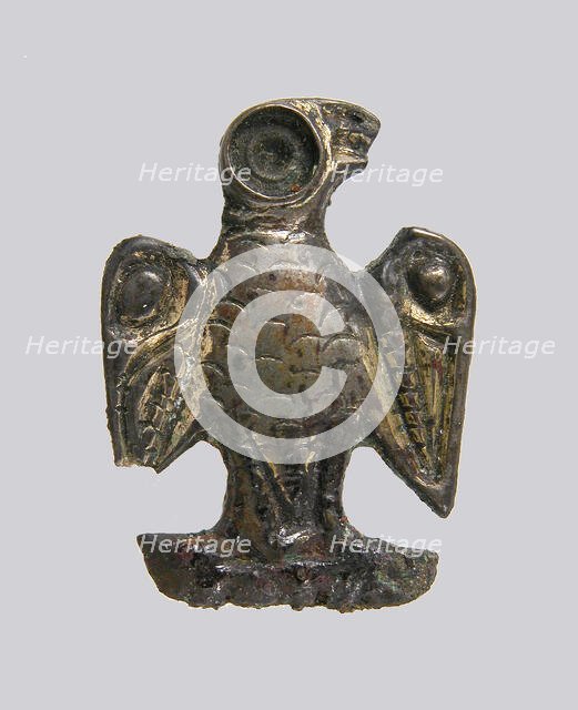 Bird-Shaped Brooch, Frankish, late 6th-early 7th century. Creator: Unknown.