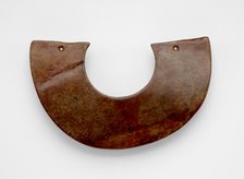 Arc-shaped pendant (huang ?), Late Neolithic period, ca. 3000-ca. 1700 BCE. Creator: Unknown.