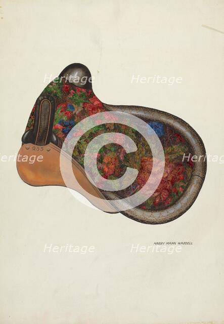 Side Saddle - California Syle, c. 1937. Creator: Harry Mann Waddell.