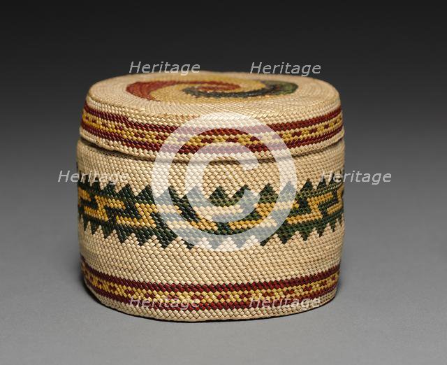Lidded Bowl, c 1875- 1925. Creator: Unknown.