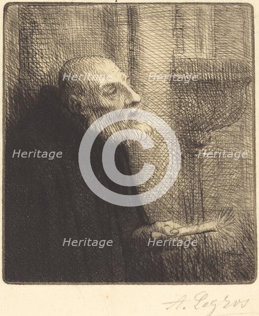 Distributor of the Holy Water (Le donneur d'eau benite). Creator: Alphonse Legros.