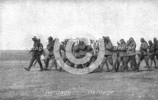 Distant Fronts, In Hejaz; Musicians of the Arabian army rally for King Hussein..., 1917. Creator: Unknown.