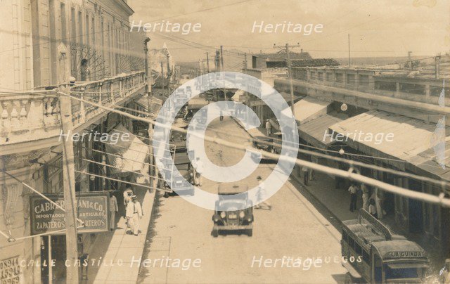 Calle Castillo, Cienfuegos, Cuba, c1900. Artist: Unknown