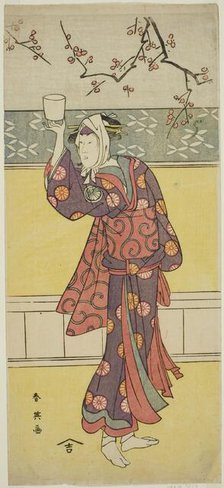 The Actor Segawa Tomisaburo II in an Unidentified Role, c. 1793. Creator: Katsukawa Shun'ei.