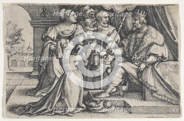 The Judgment of Solomon. Creator: Georg Pencz.