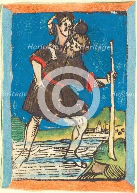 Saint Christopher, c. 1480. Creator: Unknown.
