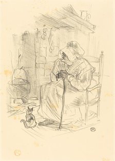 Le secret, 1895. Creator: Henri de Toulouse-Lautrec.