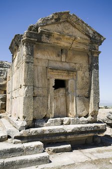 A tomb in Pamukkale (Hierapolis), Turkey. Artist: Samuel Magal