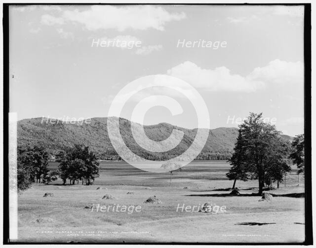 Across the lake from Lake Dunmore House, Green Mountains, between 1900 and 1906. Creator: Unknown.