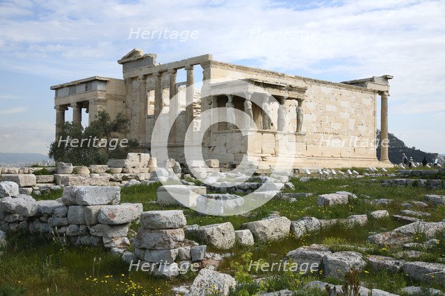The Erechtheion, The Acropolis, Athens, Greece. Artist: Samuel Magal