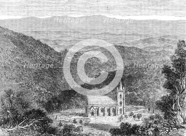 Dhurumsalla Churchyard, the burial-place of the late Viceroy of India, 1864. Creator: Unknown.