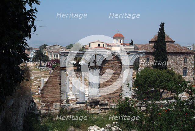 Temple of the 4 Winds, Athens, Greece, 2003. Creator: Ethel Davies.