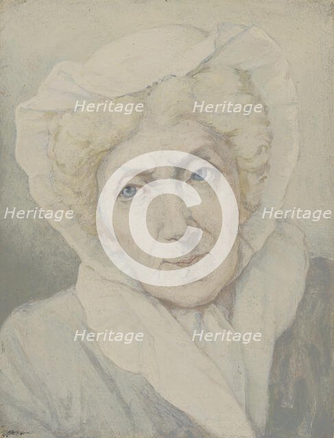 Portrait of Izabela née von Flemming, Princess Czartoryska (1746-1835), 1832-1835. Creator: Wojciech Kornel Stattler.