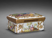 Box, 1760. Creator: South Staffordshire Factory (British).