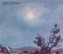 'Alto-Stratus - A Dozen of the Principal Cloud Forms In The Sky', 1935. Artist: Unknown.